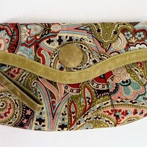 eBISU Elegant Paisley Clutch - Multicolor